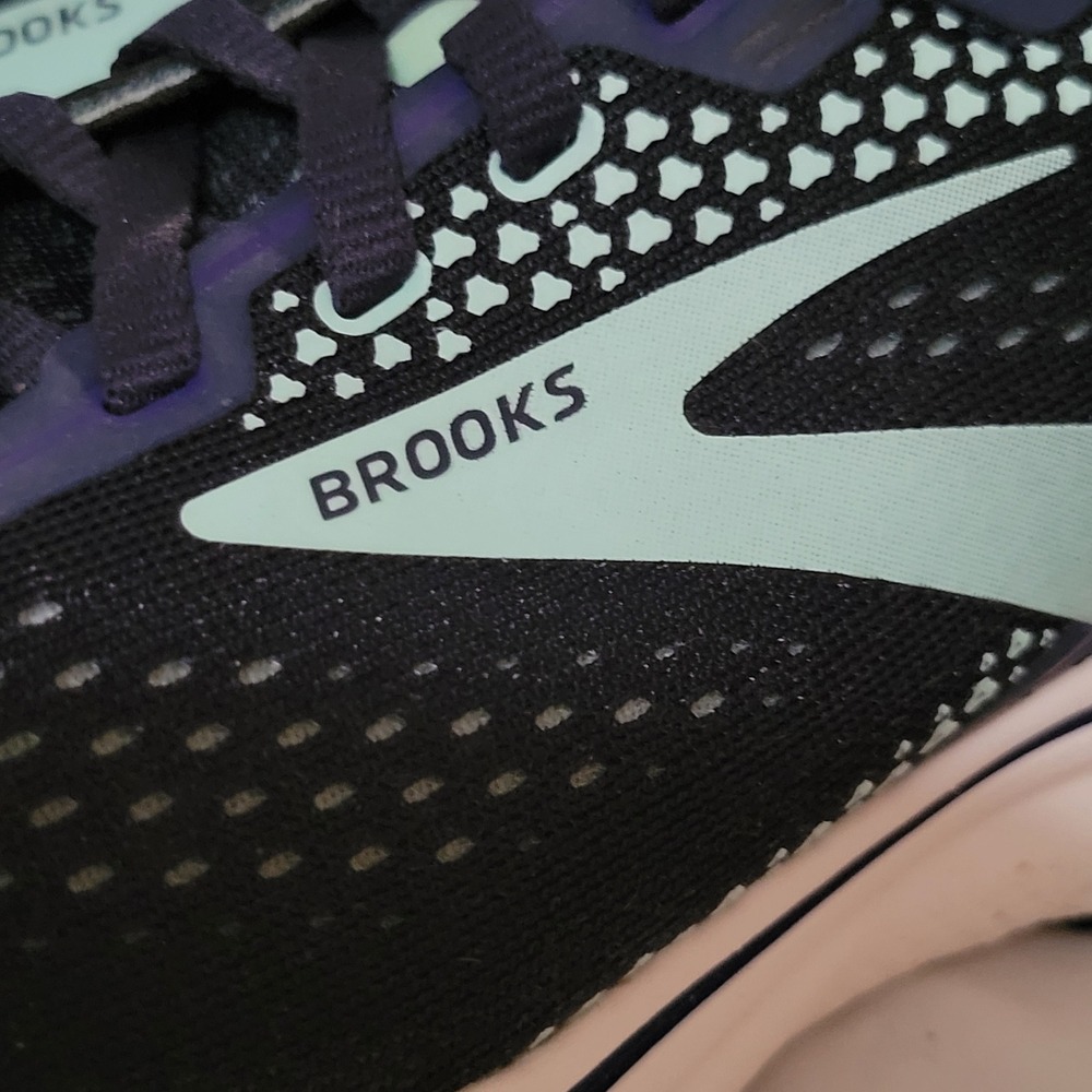 Brooks Ghost 14 Womens 9.5 B Running Shoes Navy Purple Blue Sneakers 1203561B446 - Picture 6 of 14